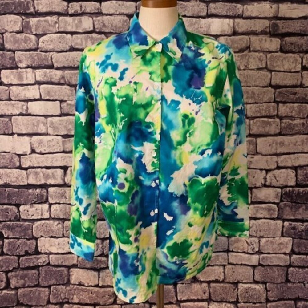 Jones New York Button Down Blouse Size 1X